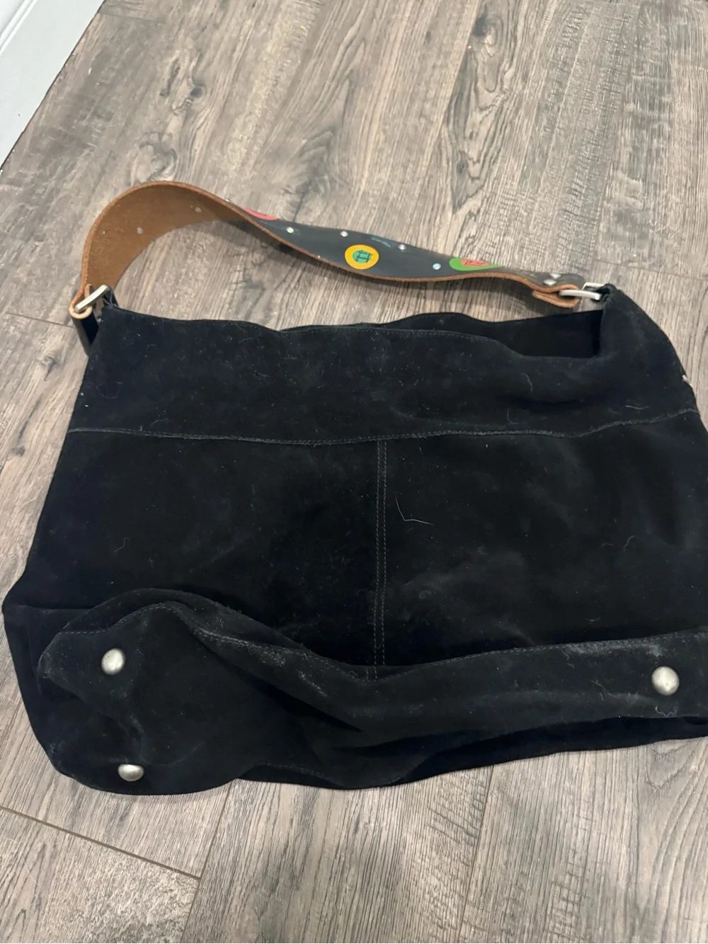 katie kalsi suede bag